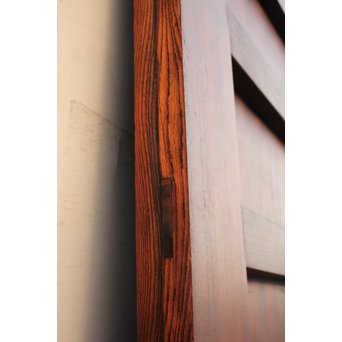 超特大欅一枚板　総欅門扉2枚1組　W445 