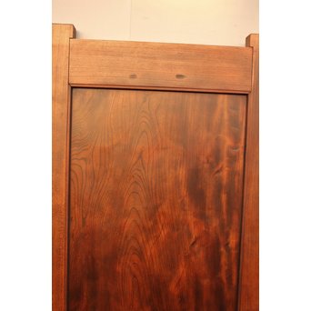 超特大欅一枚板　総欅門扉2枚1組　W445 