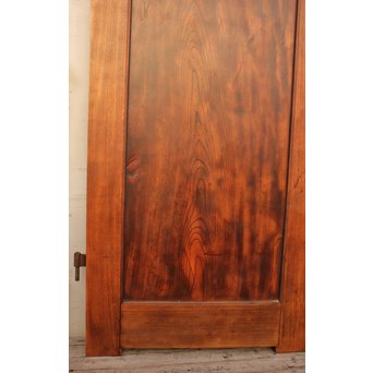 超特大欅一枚板　総欅門扉2枚1組　W445 