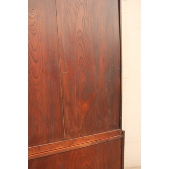 上杢欅と黒柿の茶箪笥　I374 