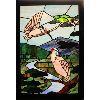 トキのステンドグラス　GD891