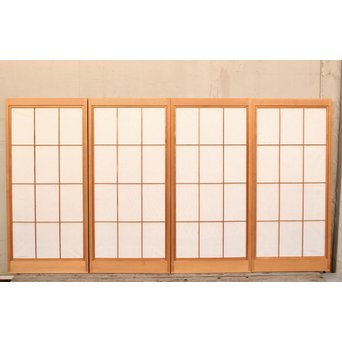 投網神代杉仕様上手書院　4枚1組　R1747 