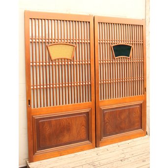 上手細分化色ガラス建具　2枚1組　GD892 