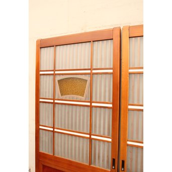 上手細分化色ガラス建具　2枚1組　GD892 