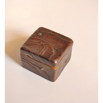 波千鳥象嵌の箱　S2682