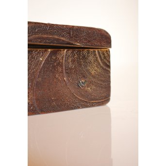 波千鳥象嵌の箱　S2682 