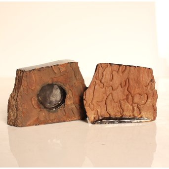 名木袖摺松蝉蒔絵香合　K258 