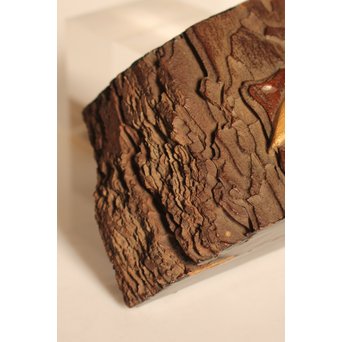 名木袖摺松蝉蒔絵香合　K258 