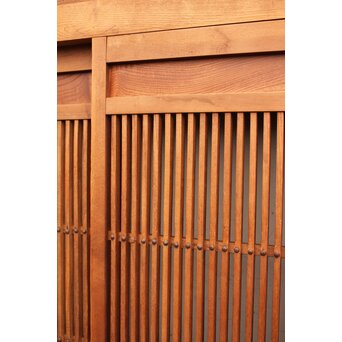 欅使いの格子くぐり戸　W457YD 