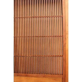 欅使いの格子くぐり戸　W457YD 