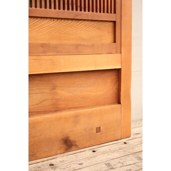 欅使いの格子くぐり戸　W457YD 