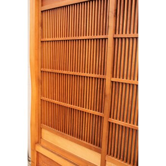 欅使いの格子くぐり戸　W457YD 