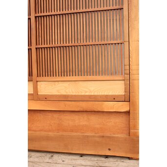 欅使いの格子くぐり戸　W457YD 