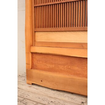 欅使いの格子くぐり戸　W457YD 