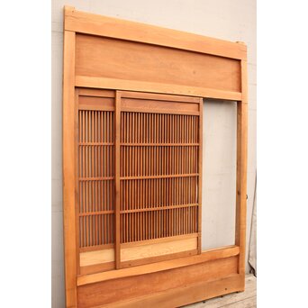 欅使いの格子くぐり戸　W457YD 