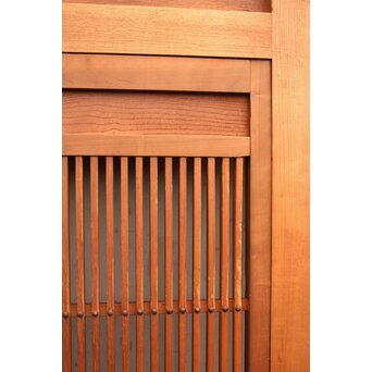 欅使いの格子くぐり戸　W457YD 