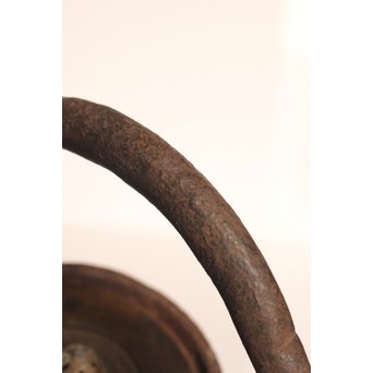 大国造底印有　饕餮紋鉄瓶　K260 