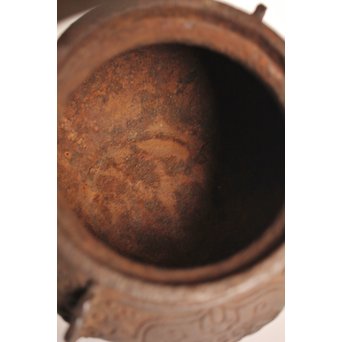 大国造底印有　饕餮紋鉄瓶　K260 