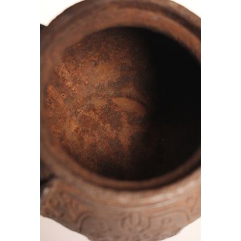 大国造底印有　饕餮紋鉄瓶　K260 