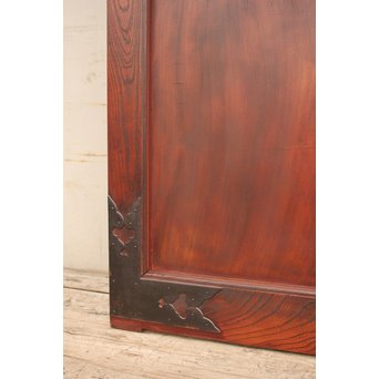 大型総欅重量級格子蔵戸　W462 