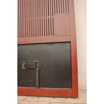 大型総欅重量級格子蔵戸　W462 