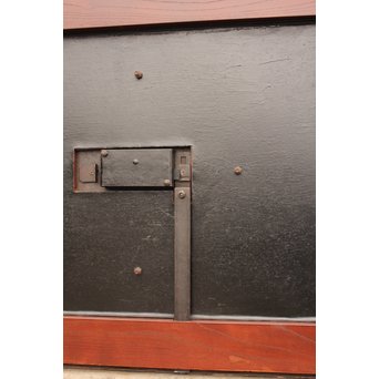 大型総欅重量級格子蔵戸　W462 