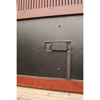 大型総欅重量級格子蔵戸　W462 