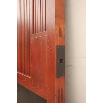 大型総欅重量級格子蔵戸　W462 