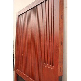 大型総欅重量級格子蔵戸　W462 