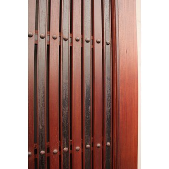 大型総欅重量級格子蔵戸　W462 