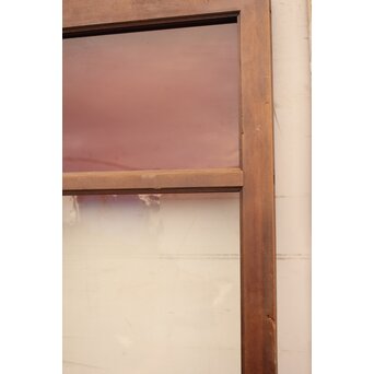 赤色ガラスとクリアガラスの戸　2枚1組　GD900 