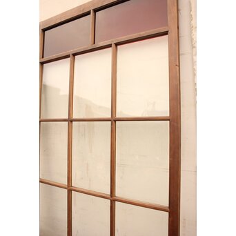 赤色ガラスとクリアガラスの戸　2枚1組　GD900 