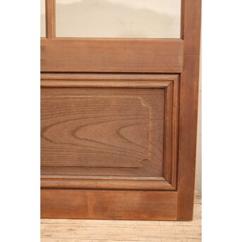 赤色ガラスとクリアガラスの戸　2枚1組　GD900 