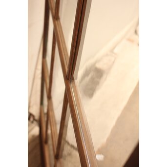 赤色ガラスとクリアガラスの戸　2枚1組　GD900 