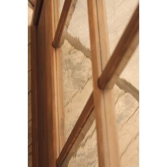 赤色ガラスとクリアガラスの戸　2枚1組　GD900 