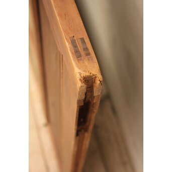 赤色ガラスとクリアガラスの戸　2枚1組　GD900 