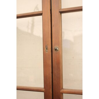 赤色ガラスとクリアガラスの戸　2枚1組　GD900 