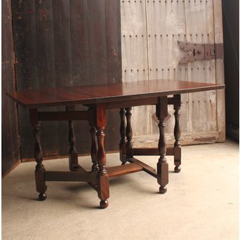 松本民芸家具　バタフライ/エクステンションテーブル　T375 