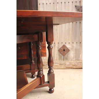 松本民芸家具　バタフライ/エクステンションテーブル　T375 