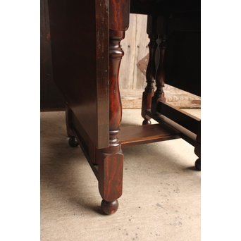 松本民芸家具　バタフライ/エクステンションテーブル　T375 