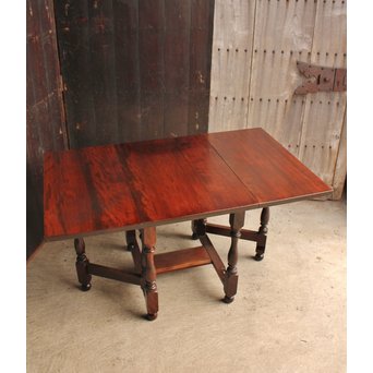 松本民芸家具　バタフライ/エクステンションテーブル　T375 