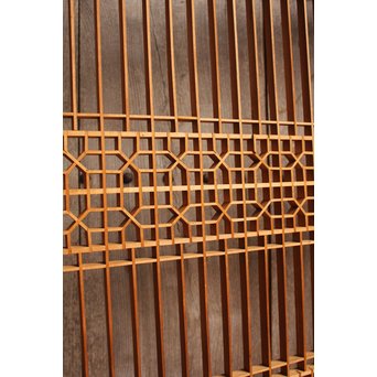 花硝子の細密組子障子戸　F156 