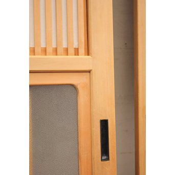 美品障子枠付細身格子戸　4枚1組　L771 