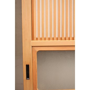 美品障子枠付細身格子戸　4枚1組　L771 