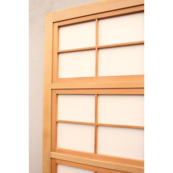 美品障子枠付細身格子戸　4枚1組　L771 