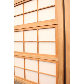 美品障子枠付細身格子戸　4枚1組　L771 