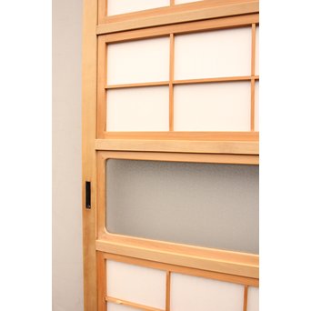 美品障子枠付細身格子戸　4枚1組　L771 