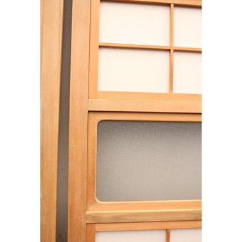 美品障子枠付細身格子戸　4枚1組　L771 