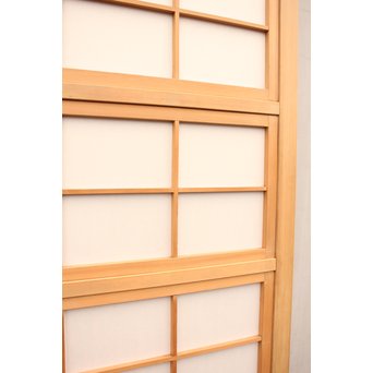 美品障子枠付細身格子戸　4枚1組　L771 