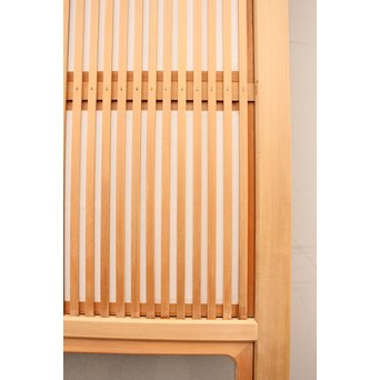 美品障子枠付細身格子戸　4枚1組　L771 